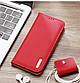 Шкіряний чохол книжка Dux Ducis Hivo RFID Blocking з кишенею для візиток для Samsung Galaxy S24 Plus Red, фото 2