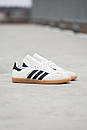 Кросівки чоловічі білі Adidas Samba x Humanrace White Black (12902), фото 7