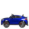 Дитячий електромобіль Синє авто Mercedes Benz GLC 63S / Електрокар легковик хлопчикові на р/у USB 4WD 30W 12V, фото 4