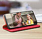 Шкіряний чохол книжка Dux Ducis Hivo RFID Blocking з кишенею для візиток для Samsung Galaxy S24 Plus Red, фото 5