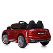 Стильний червоний електромобіль дитячий електрокар Мерседес на пульті Авто транспорт з MP3 2WD 45W 2WD Фари блимають, фото 6