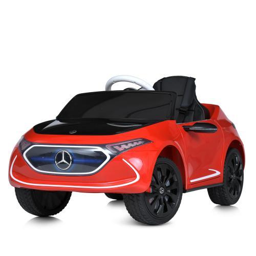 Електромобіль Mercedes Benz для дітей пульт і світло Машинка на акумуляторі сидіння з екошкіри музика MP3 USB SD