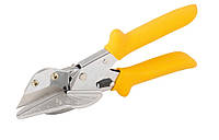 Ножницы для резки пластиковых профилей, с транспортиром 18х12х5 см MASTERTOOL Желтый (2000002827139)