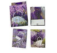 Пакет подарочный бумажный L "Lavender" 30*41*12см WW02812-L