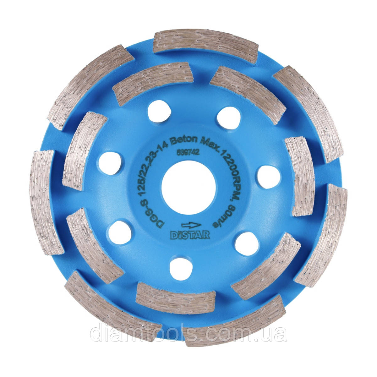 Фреза алмазна по бетону Distar Beton 125x22.23