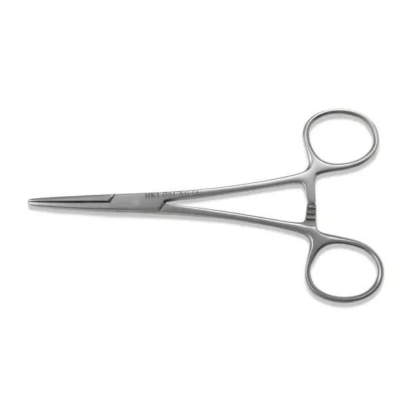Гемостатичний затискач HK1 Kelly прямий 140 мм., фото 1