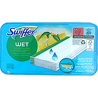 Змінні вологі серветки для швабри Swiffer wet, 12 шт з ароматом лимону