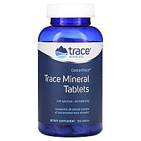 Концентрированные Микроэлементы, ConcenTrace, Trace Minerals, 300 таблеток