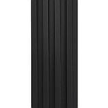 Декоративна стінова рейка антрацит 3000*160*23мм (D) SW-00001532, фото 5