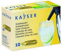 Баллончики Kayser для газирования воды СО2 10 шт в упаковке (1101)