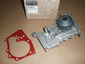 Помпа водяна 1.6 8V Renault Dokker (2013-...) Оригінал 210105707R Рено доккер