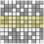 Самоклеюча алюмінієва плитка 300х300х3мм Срібна із золотом мозаїка SW-00001826