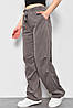 Штани жіночі напівбатальні бузкового кольору р.5XL 176005P, фото 2