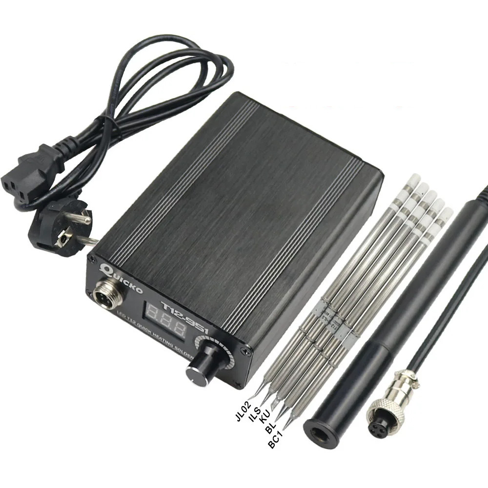 Паяльна станція Quicko T12-951 (жала ILS, KU, JL02, BL, BC1), фото 1