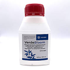 Концентроване водорозчинне добриво VerdeBloom (250мл) для гідропонічних культур і підживлення ґрунтових та кімнатних рослин