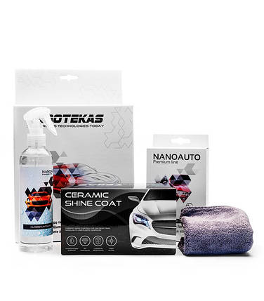 Набір для захисту кузова автомобіля (нанокераміка) NANOTEKAS CERAMIC COATING KIT FOR EXTERIOR, фото 2