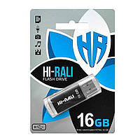 Флеш память Hi-Rali Rocket USB 2.0 16GB Black VK, код: 7698282