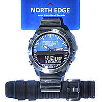 Часы North Edge GAVIA 2 (Оригинал) для дайвинга, водонепроницаемые до 200 м, металлический браслет