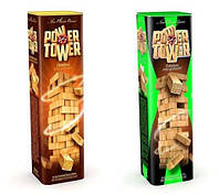 Развивающая настольная игра Джанга VEGA POWER TOWER 7802DT, 56 блоков от PolinaToys