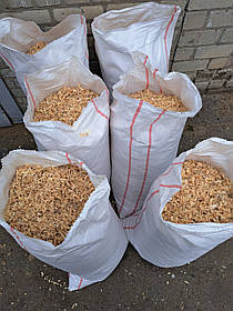 Сухе стружка (пілочки) хвойних порід у мішках 5 кг, на підстилку тваринам