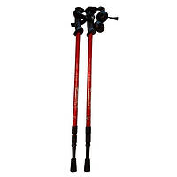 Треккинговые палки Antishock пара 135 см Red KS, код: 8060089