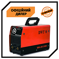 Инвертор постоянного тока DWT MMA-200 S MINI (6.5 кВт, 20-150 А / 20-26 В, 230 В)Сварочный аппарат PAK