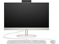 HP ПК моноблок 240-G10 23.8" FHD IPS AG, Intel i3-N300, 8GB, F256GB, UMA, WiFi, кл+м, 3р, DOS, белый