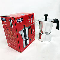 Кофеварка для дома Magio MG-1001 | Кофеварка для индукционной плиты | Гейзерная турка AP-387 для кофе
