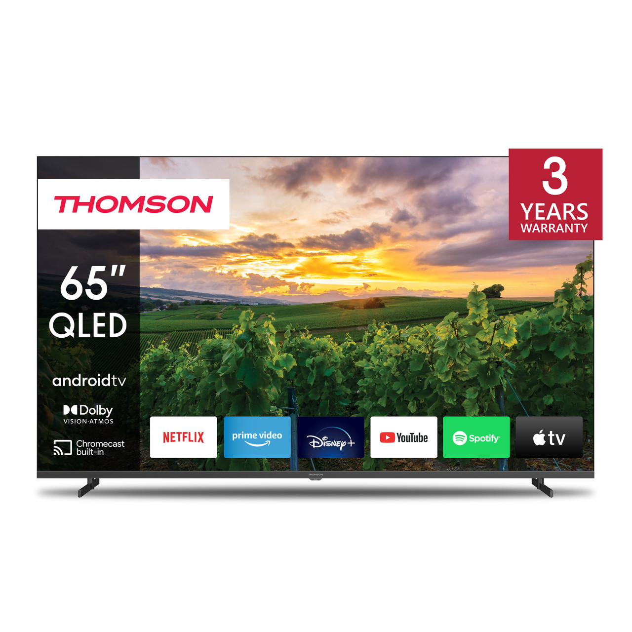 Телевiзор Thomson Android TV 65" QLED 65QA2S13 DS