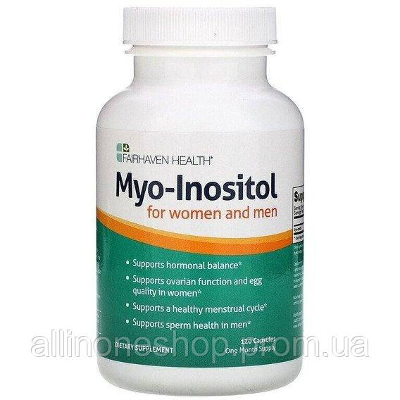 Инозитол Fairhaven Health Myo-Inositol For Women and Men 120 Caps AO, код: 7667224 - фото 1 - id-p2154808299