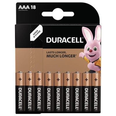 Батарейка Duracell MN2400 AAA/LR03 BL 18 шт. Батарейка DS, фото 1
