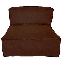 Бескаркасный модульный диван Блэк Прямой Tia-Sport (sm-0945-6) коричневый GL, код: 6537688