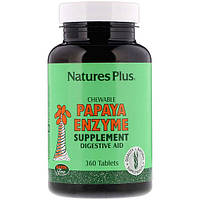 Комплекс для пищеварения Nature's Plus Chewable Papaya Enzyme Supplement 360 Tabs NAP-04462 DI, код: 7775442