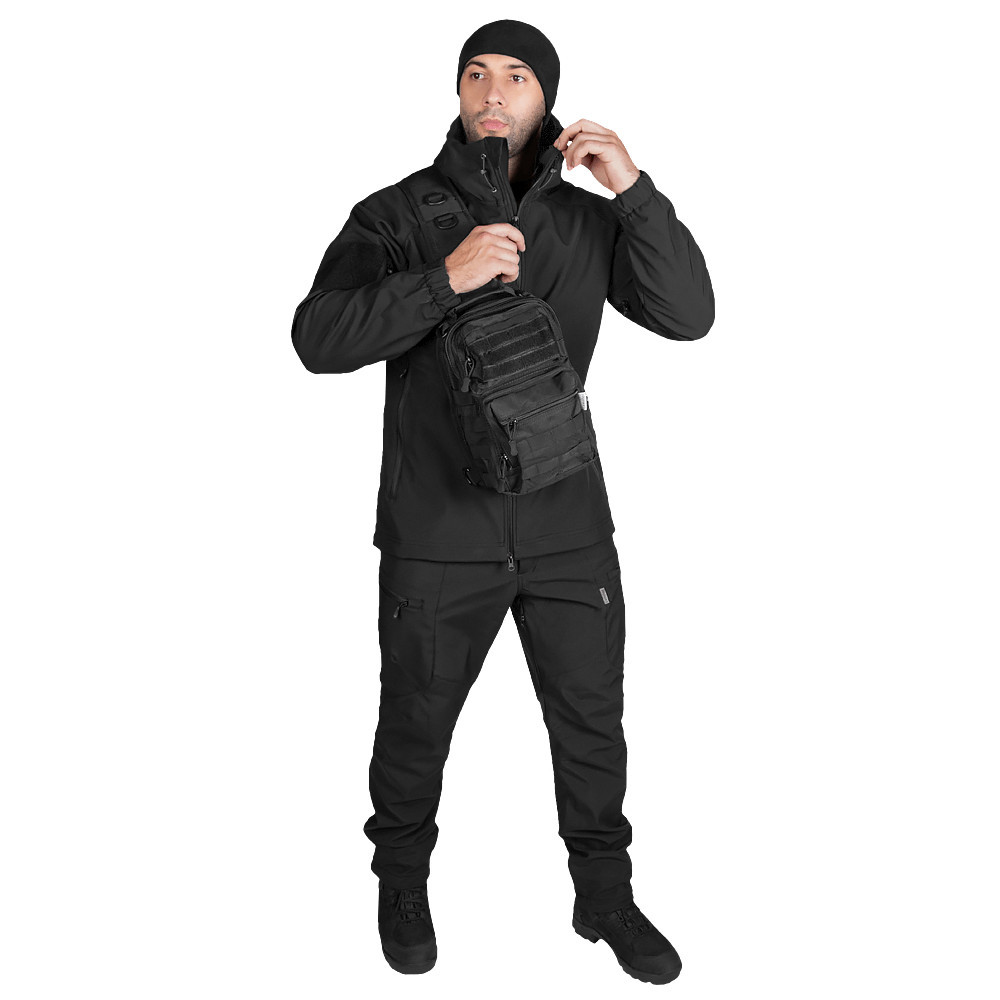 Куртка Stalker SoftShell Чорна (7226), M 4777535