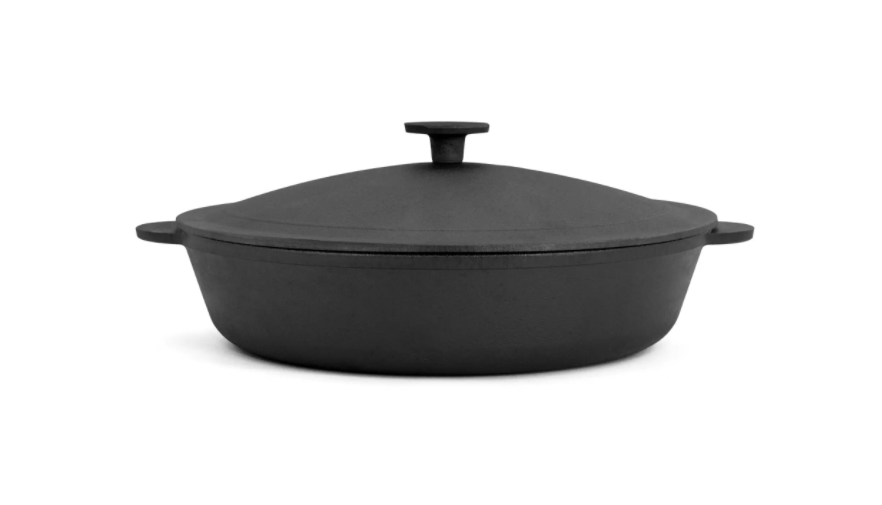 Жаровня чавунна з чавунною кришкою Brizoll MONOLITH 28 см (M2860U-1)