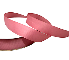 Репсова стрічка 2,5 см -ОПТ, колір-світла теракота, 18 метрів, світла теракота