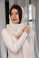 Шарф з застібками , шаль, Палантин для храму, накидка (шорстка) на голову шарф