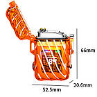 Запальничка usb імпульсна з ліхтариком у подарунковому пакованні US-759, фото 3