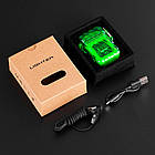 Запальничка usb імпульсна з ліхтариком у подарунковому пакованні US-759, фото 4