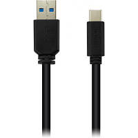 Дата кабель USB 3.0 AM to Type-C 1.0m 3A black Canyon (CNE-USBC4B) top