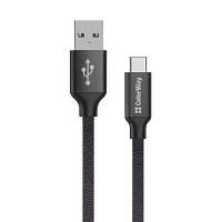 Дата кабель USB 2.0 AM to Type-C 2.0m black ColorWay (CW-CBUC008-BK) top