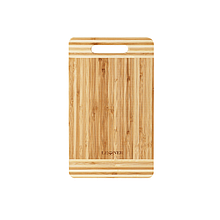 Дошка кухонна бамбукова з отвором 38х25х2см Lessner 10301-38