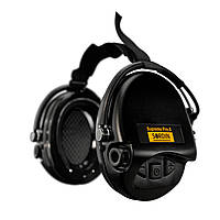 Активні навушники для стрільби Sordin Supreme Pro-X Neckband Black із заднім тримачем під шолом ll