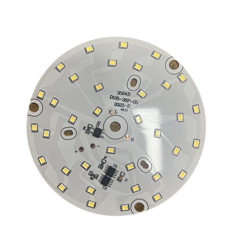 Світлодіодний LED-модуль 15Вт, 105 мм AC220В плата для ремонту ламп 15Вт, теплий білий