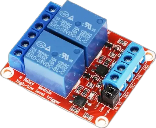 Релейний модуль з оптопарою та ізоляцією тригера високого/низького рівня, плата розширення, реле 12В, фото 1