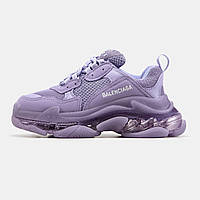 Кроссовки женские Balenciaga Triple S сиреневые, Баленсиага Трипл С, Код MD-0818