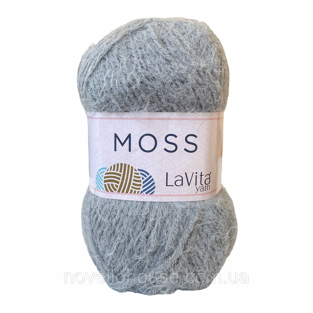LaVita MOSS (Мосс) № 9801 сірий (Пряжа акрил, нитки для в'язання)