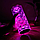 Світильник нічник на акумуляторі та USB "Rose Diamond" + пульт, 21см, RGB (Настільна лампа нічник), фото 4