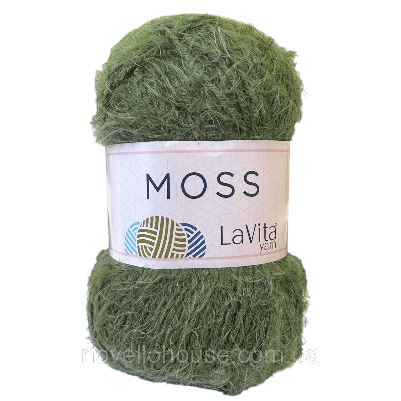 LaVita MOSS (Мосс) № 8010 хакі (Пряжа акрил, нитки для в'язання)