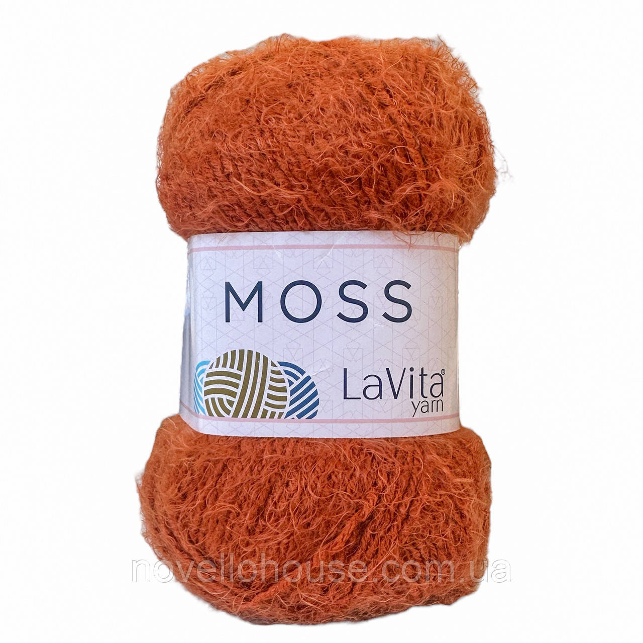 LaVita MOSS (Мосс) № 7233 теракот (Пряжа акрил, нитки для в'язання)